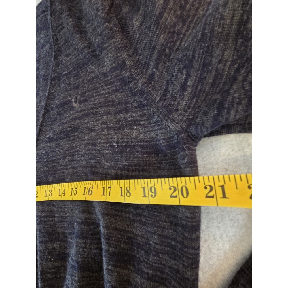 True Religion Cardigan Wool‎ Sweater Men's XL Button Up Preppy Charcoal Academia - Picture 6 of 10